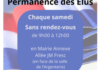 PERMANENCES ÉLUS – 18 JANVIER 2025